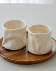 LOT DE 2 MUG WAVE CREME | 350ML