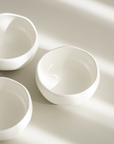 SET OF 6 DIVA WHITE SNACK BOWLS | 9CM