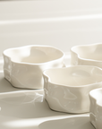 LOT DE 6 COUPELLES/SNACK BOWL NORDIC BLANCHE 12CM | 310ML