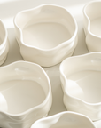 LOT DE 6 COUPELLES/SNACK BOWL NORDIC BLANCHE 12CM | 310ML