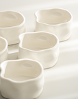 LOT DE 6 COUPELLES/SNACK BOWL NORDIC BLANCHE 8CM | 110ML