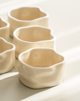 LOT DE 6 COUPELLES/SNACK BOWL NORDIC CREME 8CM | 110ML