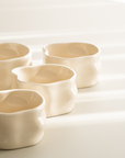 LOT DE 6 COUPELLES/SNACK BOWL NORDIC CREME 9.5CM | 210ML
