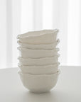 LOT DE 6 SNACK BOWLS PEARLY MIDDLE