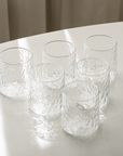 LOT DE 6 VERRES BOROSILICATE MARTELE DAMLA | 330ML