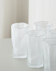 LOT DE 6 VERRES FROZEN WAVE | 270ML