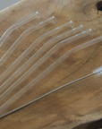 MULEX BOROSILICATE GLASS STRAW WITH BRUSH 7 PIECES