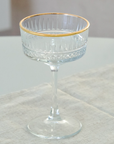 PASABAHCE ELYSIA GOLD STEMMED COCKTAIL GLASS 260ML