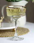 PASABAHCE ELYSIA GOLD STEMMED COCKTAIL GLASS 260ML