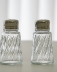 PASABAHCE LEAFY SALT AND PEPPER SHAKER SET 100ML