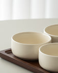 PLATEAU APERITIFS SORA | ACACIA & PORCELAINE | 7 PIECES