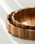 PLATEAU DECORATIF ACACIA BLOOM | 20CM | 25CM | 2 PIECES