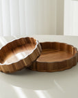 PLATEAU DECORATIF ACACIA BLOOM | 20CM | 25CM | 2 PIECES