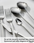 KARACA ELEGANCE SEDIR 84-PIECE CUTLERY SET