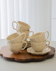 SERVICE A CAFE ANGLES | 225ML | 12 PIECES | 6 PERSONNES