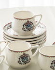 KARACA NAKKAS COFFEE SET 90ML 6 PERSONS