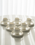KARACA SUNSET COFFEE CUP SET 90ML FOR 6 PEOPLE