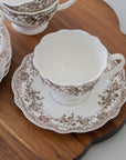 SERVICE A CAFE VINTAGE MARRON | 225ML | 12 PIECES | 6 PERSONNES