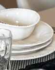 PEARLS BEIGE 24-PIECE DINNER SET FOR 6 PEOPLE