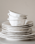 PEARLS BEIGE 24-PIECE DINNER SET FOR 6 PEOPLE