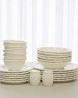 SERVICE DE TABLE PEARLY BLANC | 26 PIECES | 6 PERSONNES