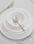 SERVICE DE TABLE PEARLY BLANC | 26 PIECES | 6 PERSONNES