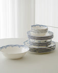 SERVICE DE TABLE VINTAGE BLEU | 25 PIECES | 6 PERSONNES