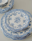 SERVICE DE TABLE VINTAGE BLEU | 25 PIECES | 6 PERSONNES