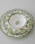 SERVICE DE TABLE VINTAGE VERT | 25 PIECES | 6 PERSONNES