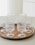 VERRE A PIED RIPPLE TOWER | 220 ML | 6 PIECES