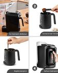 KARACA MACHINE A CAFE TURC HATIR AQUA BLACK