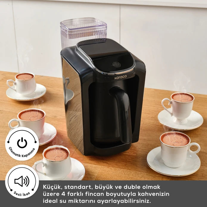 KARACA MACHINE A CAFE TURC HATIR AQUA BLACK - ALINDA HOME