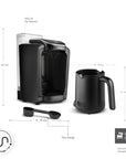 KARACA MACHINE A CAFE TURC HATIR AQUA BLACK - ALINDA HOME