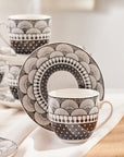 KARACA AYSEL COFFEE SET 85ML 12 PIECES FOR 6 PEOPLE
