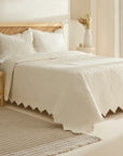 KARACA ENSEMBLE DE COUVRE LIT CAMILLE ECRU 230x240cm