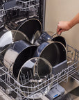 KARACA BATTERIE DE CUISINE CERAMICA STEEL 3PLY 7 PIECES - ALINDA HOME