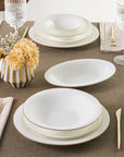 KARACA FINE PEARL SERVICE DE TABLE NEW FAME GOLD 12 PERS. 58 PIECES - ALINDA HOME