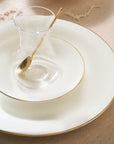 KARACA FINE PEARL SERVICE A BRUNCH NEW FAME GOLD 6 PERSONNES 26 PIECES - ALINDA HOME