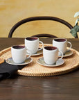 KARACA TASSE A ESPRESSO NEW GALACTIC WHITE 100ML - ALINDA HOME