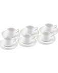 KARACA SERVICE A CAFE STREAMLINE HOLE 90ML 12 PIECES