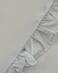 KARACA PARURE DE HOUSSE DE COUETTE RUFFLE BLEU AZUR 200X220CM
