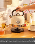 KARACA KETTLE ELECTRIQUE RETRO CREME
