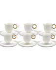 service a café mum en porcelaine marque karaca - alinda home