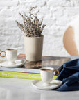 service a café mum en porcelaine marque karaca - alinda home