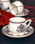 KARACA SERVICE A CAFE NAKKAS 90ML 6 PERSONNES - ALINDA HOME