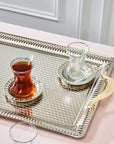 KARACA ENSEMBLE DE SERVICE A THE ET PLATEAU NEHIR 19 PIECES - ALINDA HOME