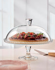 PASABAHCE CLOCHE A GATEAU AVEC COUVERCLE EN VERRE - ALINDA HOME