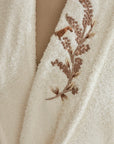 KARACA ENSEMBLE DE PEIGNOIR BIRD CREME 6 PIECES - ALINDA HOME