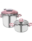 KARACA PERFECT ROSE 4 + 6 LITRE PRESSURE COOKER