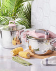 KARACA PERFECT ROSE 4 + 6 LITRE PRESSURE COOKER